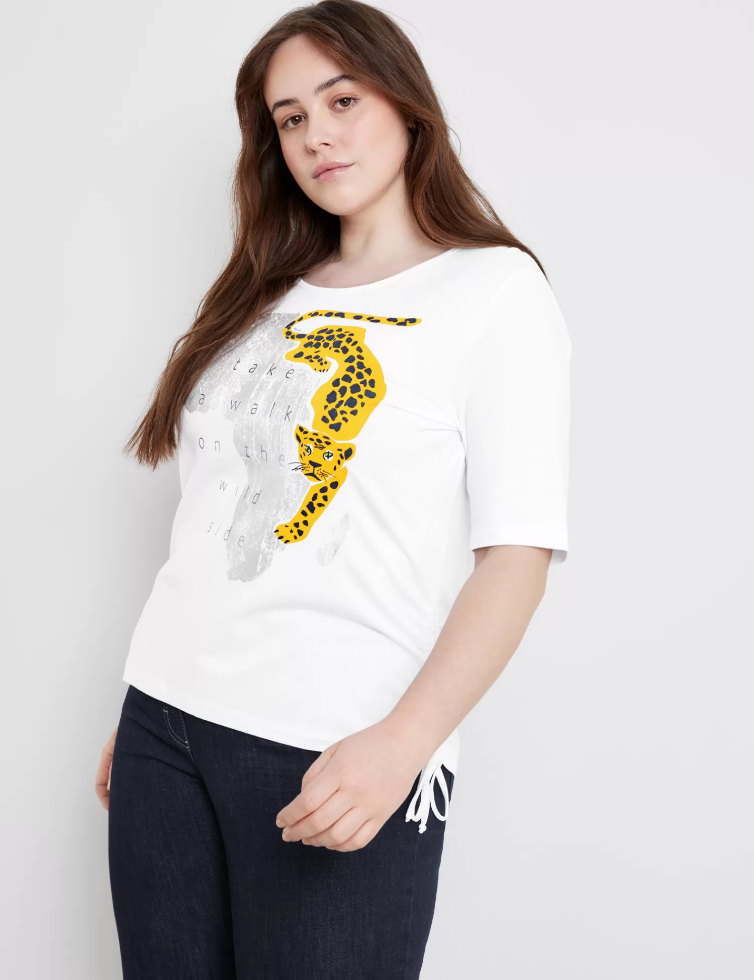 Shop T-Shirt Mit Seitlichen Raffungen Damen T-Shirts