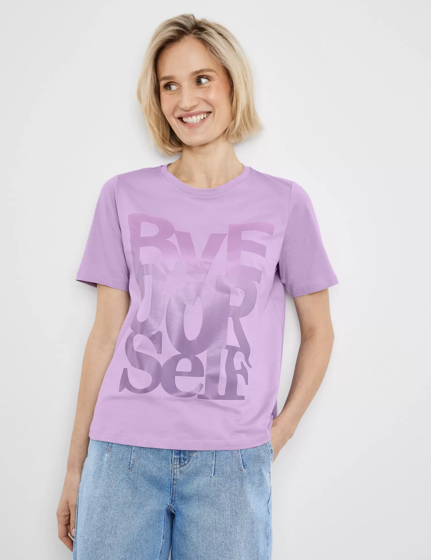 Best T-Shirt Mit Wording-Print Damen T-Shirts